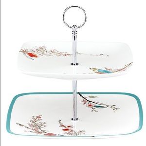 Lenox Simply Fine Chirp 2-Tiered Square Server
